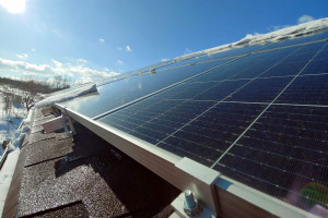 Гибридная солнечная станция на 30 кВт в Люботине
