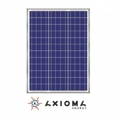 Солнечная батарея (панель) 50Вт, поликристаллическая AX-50P, AXIOMA energy