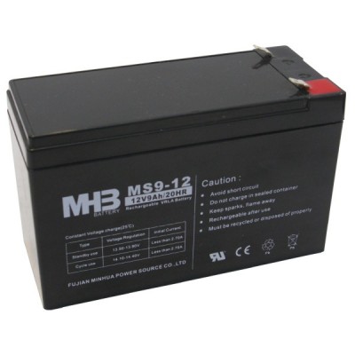 Aккумулятор AGM 9Ач 12В, необслуживаемый герметичный, модель MS9-12, MHB battery