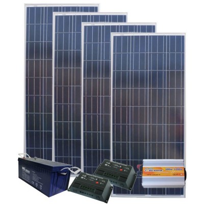 Автономная Солнечная электростанция - Дача 97/29кВт*ч в мес., AXIOMA energy
