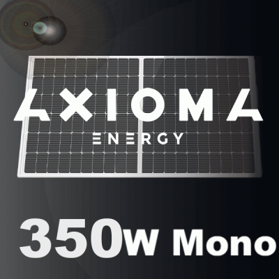 Солнечная батарея 375Вт моно, AXM120-9-166-375, AXIOMA energy, 9BB half cell (solar-690)
