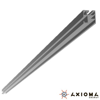 Профиль несущий алюминиевый 6005 Т6 2070 мм, AXIOMA energy