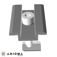 Прижим Средний, 40 мм, алюминий и нержавеющая сталь А2, AXIOMA energy