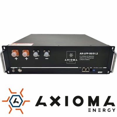 Аккумулятор литиевый LiFePo4 51.2В 50A, AX-LFP-50/51.2, AXIOMA energy