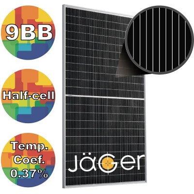 Солнечная батарея 375Вт моно, RSM132-6-375M Risen 9BB JAGER (solar-707)