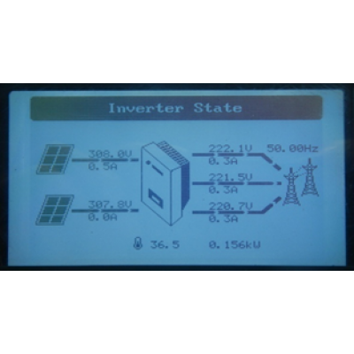 Сетевой солнечный инвертор 15 кВт трехфазный (Модель TRN015KTL), Trannergy