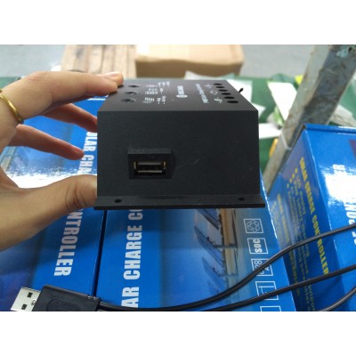 Контроллер 15А 12В/24В + USB гнездо (Модель-CM1524Z), JUTA