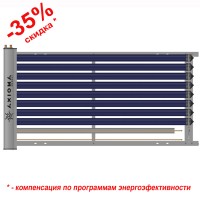 "Балконный" Вакуумный солнечный коллектор U-pipe, AX-10U, AXIOMA energy