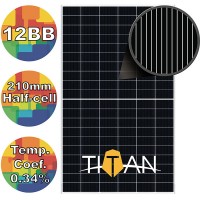 Солнечная батарея 585Вт моно, RSM120-8-585M Risen 12BB 210mm, TITAN Солнечная батарея 585Вт моно, RSM120-8-585M Risen 12BB 210mm, TITAN