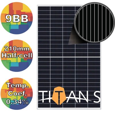 Солнечная батарея Risen 405Вт моно RSM40-8-405M 9BB TITAN S (solar-745)