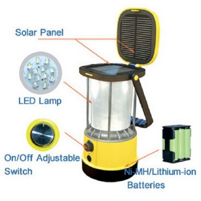 Кемпинг-светильник на солнечных батареях SCL-601, AXIOMA energy