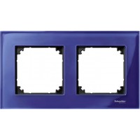 Рамка 2-постова Merten M-Elegance Скло. Колір Сапфір MTN4020-3278 