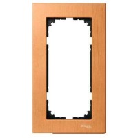 Рамка 2-постовая без перегородки Merten M-Elegance Дерево. Цвет Бук (MTN4058-3470)