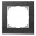 Рамка 1-постовая Merten M-Pure Decor Сланец/ алюминия MTN4010-3669 