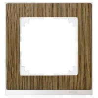 Рамка 1-постова Merten M-Pure Decor. Колір Дуб/Діам. Білий MTN4010-3674 