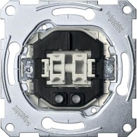 2-клавишный механизм выключателя с подсветкой Merten System M, 1 полюс, 16А (MTN3635-0000)