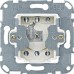 MTN318901 Механізм кнопкового вимикача рольставней, для замкового циліндра Merten, 2 полюса, 10А