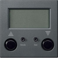 MTN586714 Таймер для жалюзи с подключением датчика Merten System M Антрацит