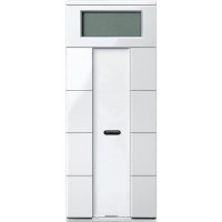 4- кнопочный выключатель с терморегулятором KNX plus Merten System M Полярно-белый MTN6214-0319