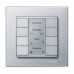 4-кнопочный выключатель KNX plus Merten System M Алюминий MTN627860