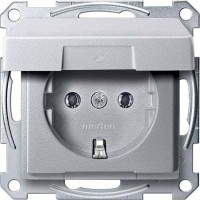 Механизм розетки с крышкой Merten Shuko, 2 полюса, 16А (MTN2311-0460)