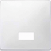 Клавіша з прямокутним віконцем для символів Merten System Design. Колір Полярно-Білий MTN411819 