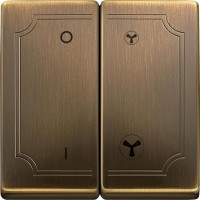 Двойная клавиша для механизма выключателя вентилятора Merten System Design (MTN411943)