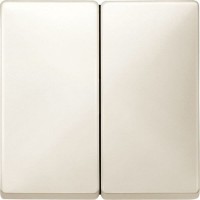 Двойная клавиша выключателя Merten System Design.  Бежевый MTN412544 