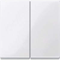 Двойная клавиша Merten System M. Цвет Полярно-белый (MTN432519)