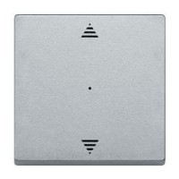 Клавіша для модуля 1-кнопкового вимикача KNX зі стрілками "вгору/вниз" Merten System M. Колір Алюміній MTN625560 