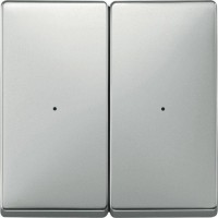 Клавиши для модуля 2-кнопочного выключателя Merten System Design. Сталь MTN626246 Клавиши для модуля 2-кнопочного выключателя Merten System Design. Сталь MTN626246
