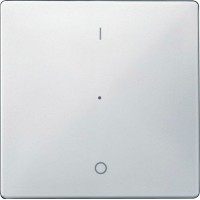 Клавиша для модуля кнопочного выключателя KNX с символами I/0 Merten System Design.  Полярно-белый MTN626419 
