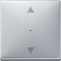 Клавиша для модуля кнопочного выключателя KNX со стрелками вверх/вниз Merten System Design.  Алюминий MTN626560 