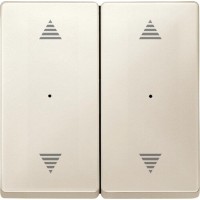 Клавиша для модуля 2-кнопочного выключателя KNX с символами стрелок вверх/вниз Merten System Design.  Бежевый MTN626744 