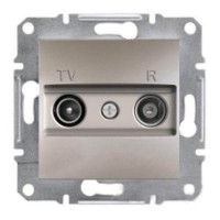⚡Розетка TV-R проходная 8 dB Asfora бронза (EPH3300369) ⚡Розетка TV-R проходная 8 dB Asfora бронза (EPH3300369)