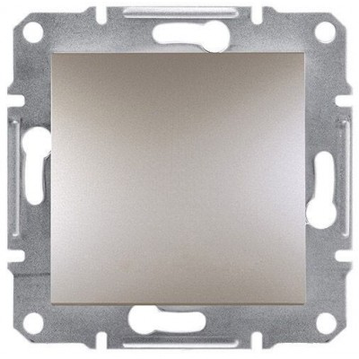 Одноклавишный выключатель Schneider Electric серии Asfora IP20 бронза (EPH0100169)