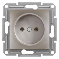 ⚡ Розетка без заземления Asfora 16А бронзовая (EPH3000169) ⚡ Розетка без заземления Asfora 16А бронзовая (EPH3000169)