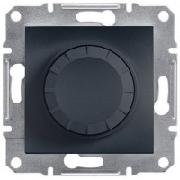 ⚡Светорегулятор с подсветкой проходной 600 ВА Asfora антрацит (EPH6500171)