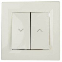 ⚡Вимикач для жалюзі Asfora IP20 кремовий (EPH1300123)