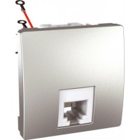 Розетка телефонна RJ12 6 контактів 2 модуля серія Unica MGU3.497.30