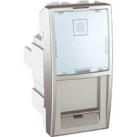 Розетка компьютерная RJ45 кат. 5е, UTP 1 модуль серия Unica MGU3.410.30 Розетка компьютерная RJ45 кат. 5е, UTP 1 модуль серия Unica MGU3.410.30