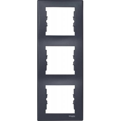SDN5801370 Декоративна рамка 3-постова вертикальна Sedna. Колір Графіт