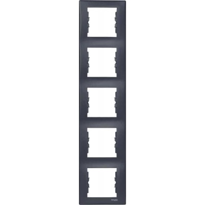 SDN5801570 Декоративна рамка 5-постова вертикальна Sedna. Колір Графіт