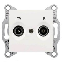 ⚡SDN3301823 Розетка TV/R проходная 4 dB Sedna. Цвет Слоновая кость