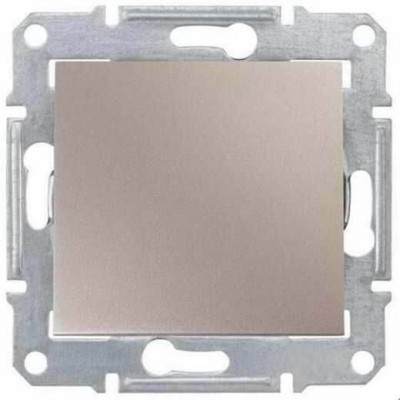 SDN0700168 Кнопочный выключатель 10A серии Sedna. Цвет Титан