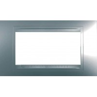 Рамка 4-модульная Unica Allegro. Цвет Серебристый MGU4.104.60