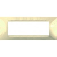 Рамка 6-модульна Unica Allegro. Колір Кремовий MGU4.106.59