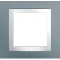 Рамка одномісна "Сірий техно" Unica Basic MGU2.002.858