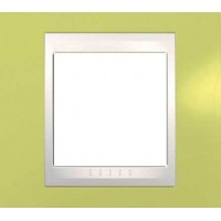 Рамка одноместная Unica Plus. Цвет Зелёное яблоко MGU6.002.563
