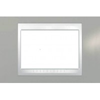 Рамка 3-модульна Італійський дизайн Unica Plus. Колір Туманно-Сірий MGU6.103.865